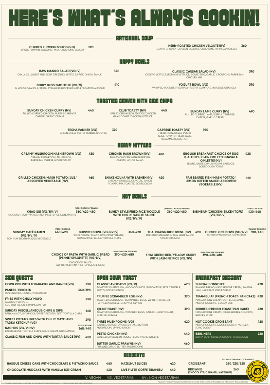 Food Menu